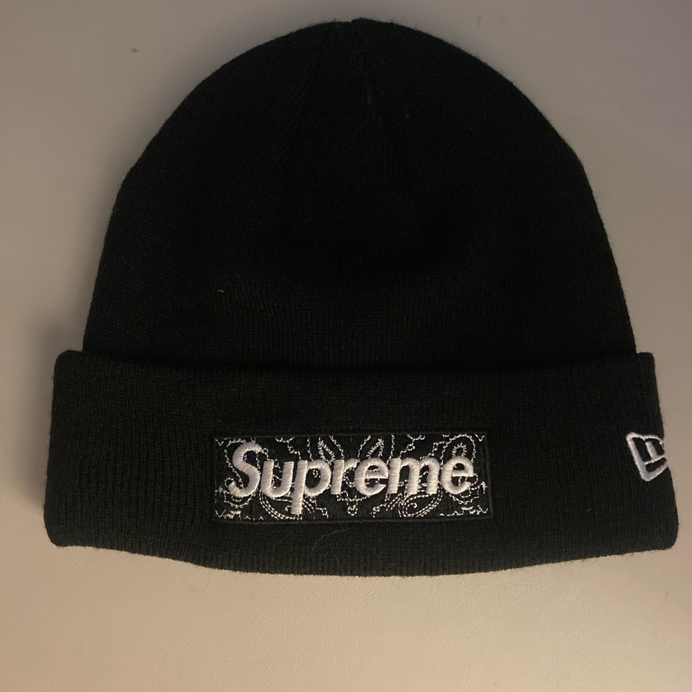 Supreme bandana box logo beanie